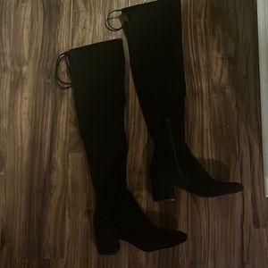 Over the Knee Black Marc Fisher Boots: Size 9 Womens: In great condition
